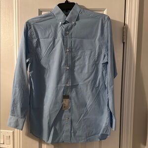 Daniel Cremieux Blue Dress Shirt Classic Button-Down